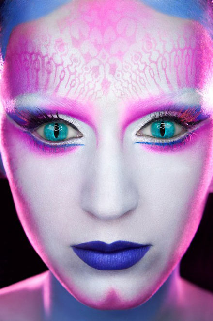 latest makeup styles. alien make up styles which